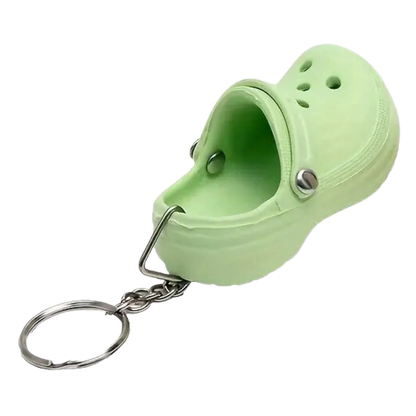 Y2K Nostalgia Mini Crocs Keychains - Pop of Color for Your Keys!