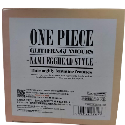 ✨ Nami – Glitter & Glamours (Egghead Style) Figure(One Piece)