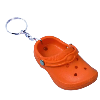 Y2K Nostalgia Mini Crocs Keychains - Pop of Color for Your Keys!