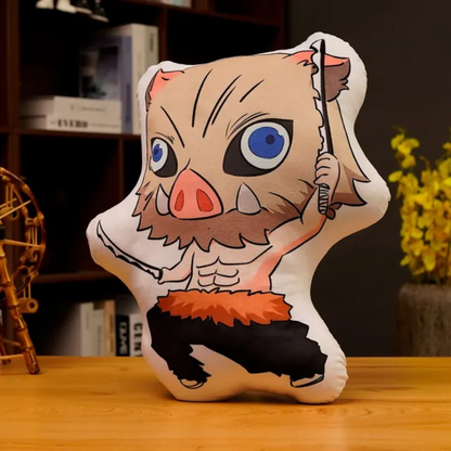 Guardians of Comfort: 'Demon Slayer' 30cm Plush Pillow Dolls – Collect Your Heroes!