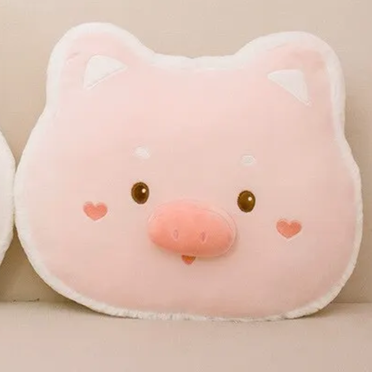 Huggable Companions: Cute Animal Head Plush Pillows