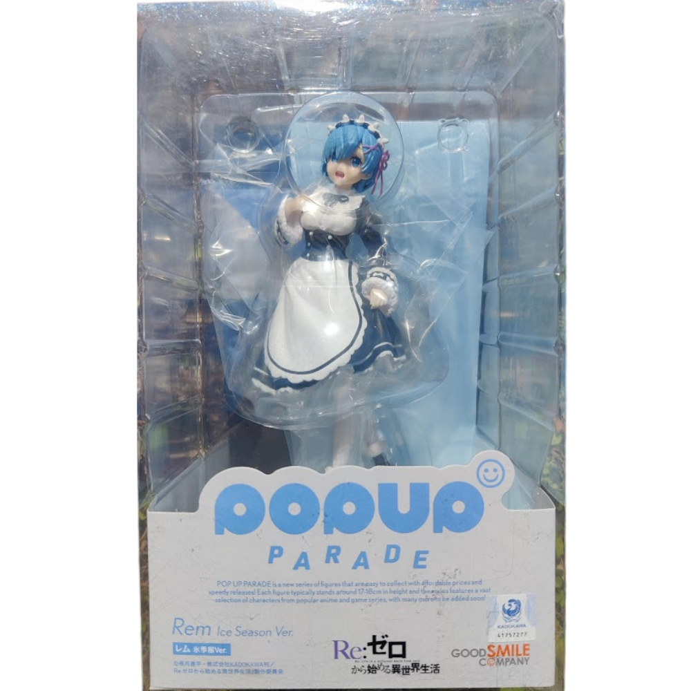 🌸 Re:ZERO POP UP PARADE Ram & Rem Ice Season Figurines ❄️✨