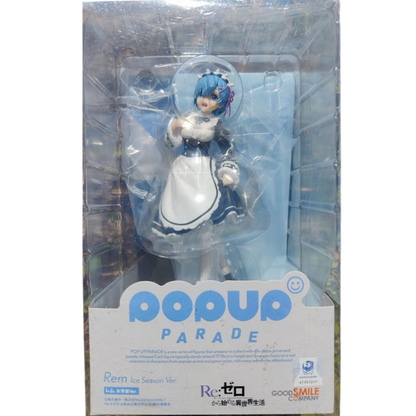 🌸 Re:ZERO POP UP PARADE Ram & Rem Ice Season Figurines ❄️✨