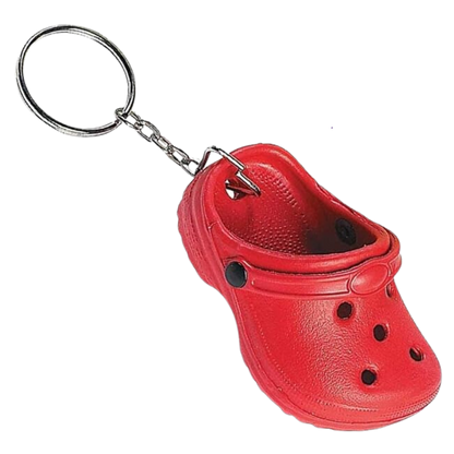 Y2K Nostalgia Mini Crocs Keychains - Pop of Color for Your Keys!