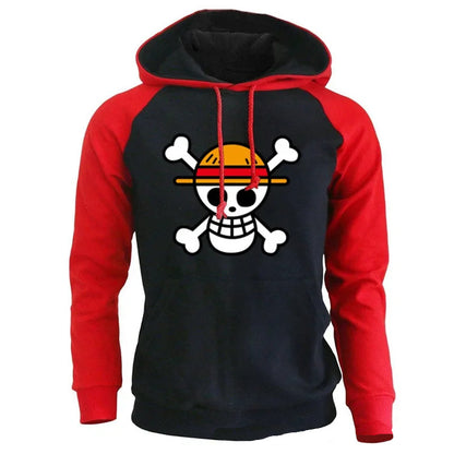 🏴‍☠️ One Piece Skull Printing Sweatshirt Hoodies 🧥