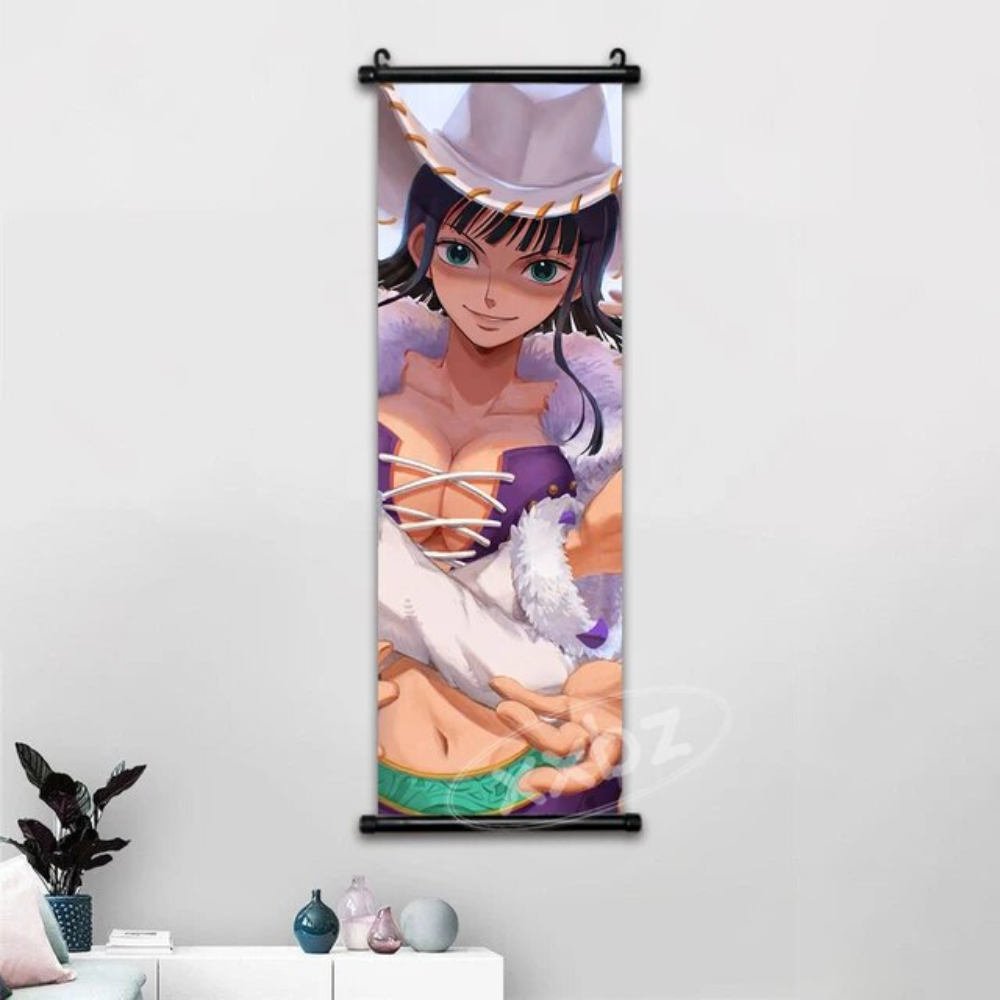 One Piece Hot Blooded Canvas Wall Scroll: Transform Your Space into a Pirate's Paradise