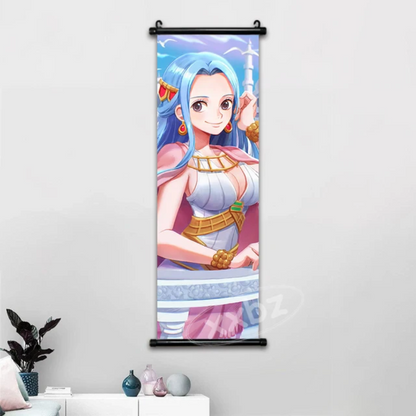 One Piece Hot Blooded Canvas Wall Scroll: Transform Your Space into a Pirate's Paradise