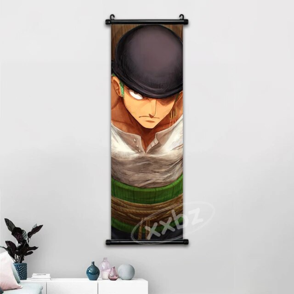 One Piece Hot Blooded Canvas Wall Scroll: Transform Your Space into a Pirate's Paradise