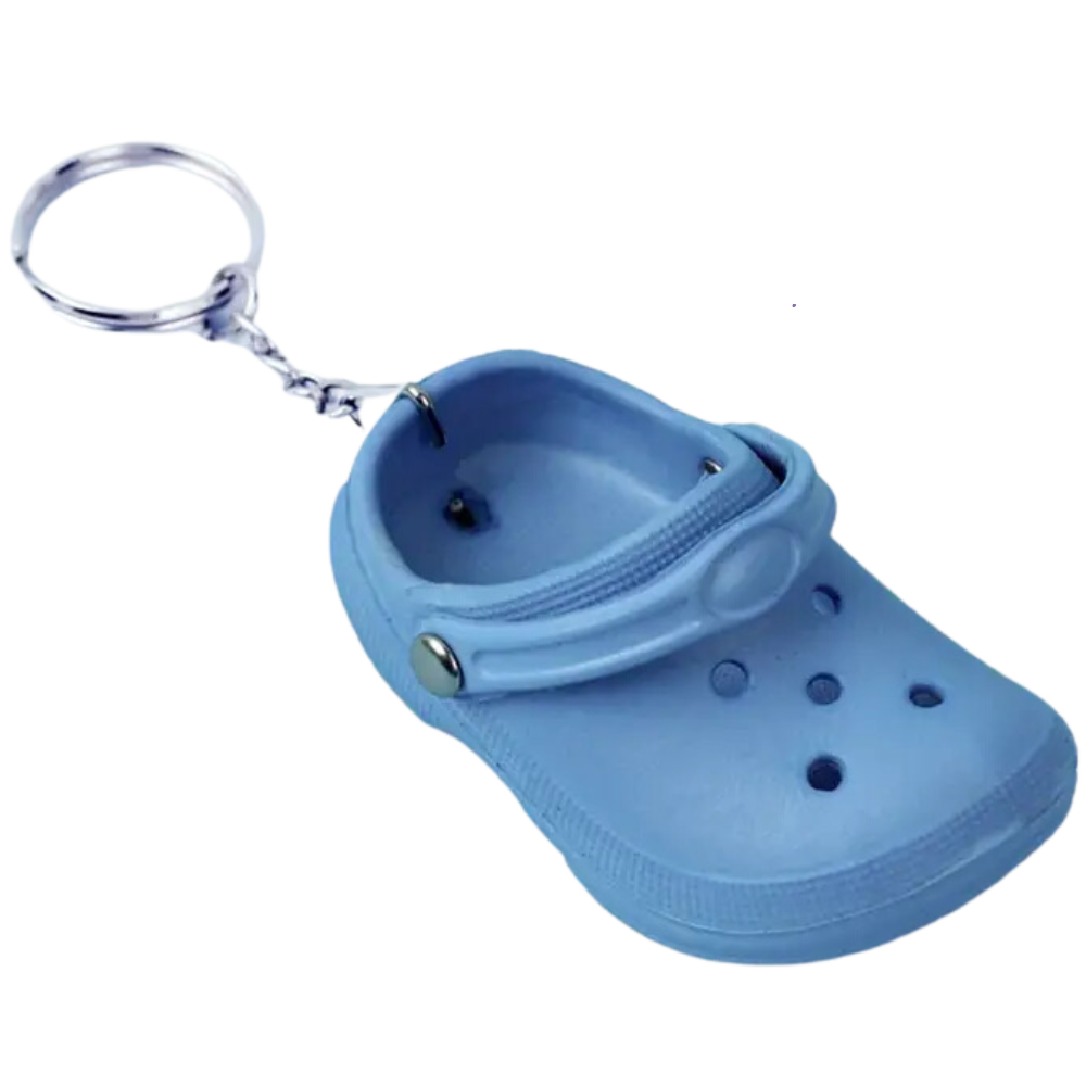 Y2K Nostalgia Mini Crocs Keychains - Pop of Color for Your Keys!