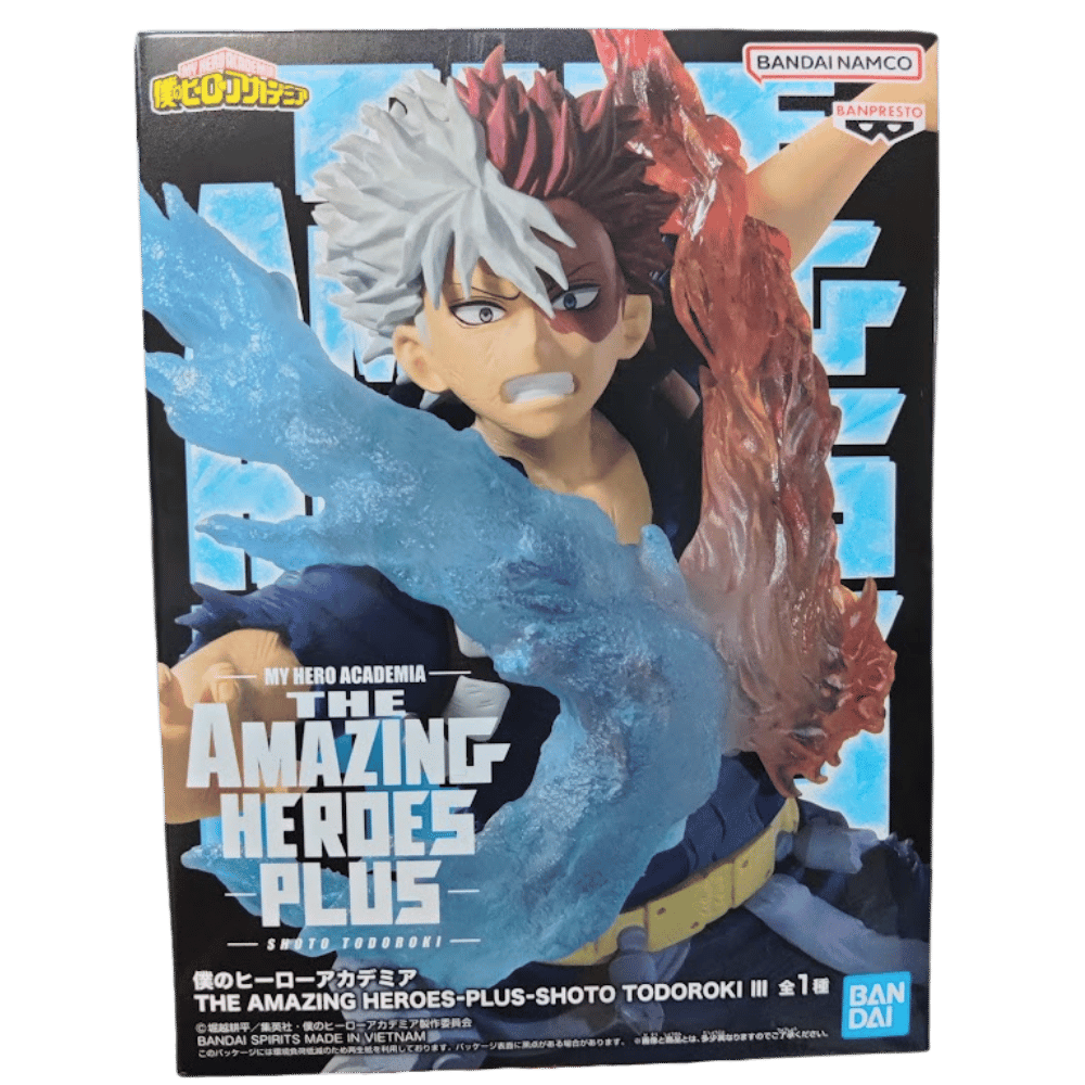 🔥 Shoto Todoroki – The Amazing Heroes PLUS Figurine