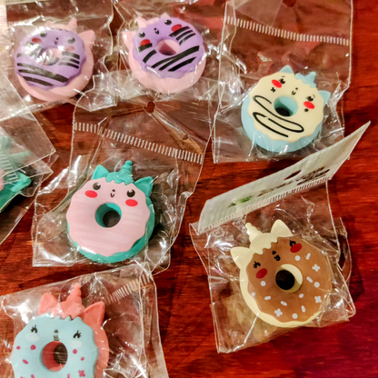 Magical Mistake Removers: Unicorn Donut Erasers!