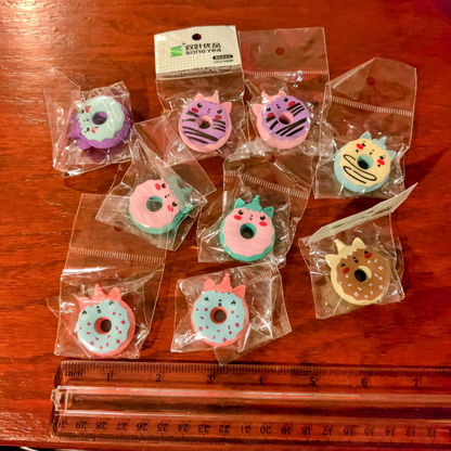 Magical Mistake Removers: Unicorn Donut Erasers!