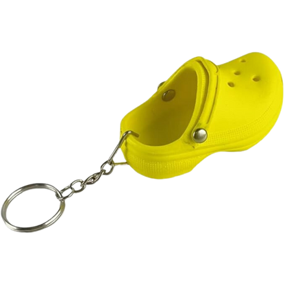 Y2K Nostalgia Mini Crocs Keychains - Pop of Color for Your Keys!