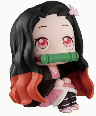 Anime Demon Slayer Cute Big Head Sitting Figurine