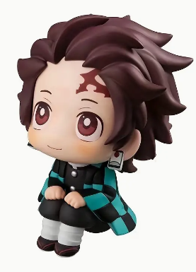 Anime Demon Slayer Cute Big Head Sitting Figurine